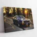 Siyah Klasik Spor Araba | Kanvas Tablo | Cam Tablo | Mdf Tablo | A01135