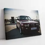 Kırmızı Bmw | Kanvas Tablo | Cam Tablo | Mdf Tablo | A01142