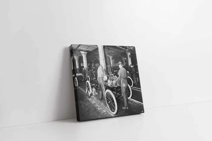 Ford Araç Üretimi | Kanvas Tablo | Cam Tablo | Mdf Tablo | A01143 - Görsel 1