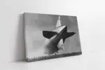 Kalkış Yapan Zeplin | Kanvas Tablo | Cam Tablo | Mdf Tablo | A01180