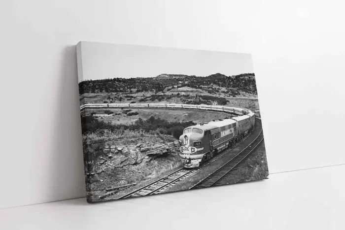 Nostaljik Tren | Kanvas Tablo | Cam Tablo | Mdf Tablo | A01183 - Görsel 1