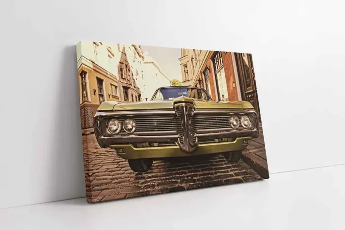 Klasik Araba | Kanvas Tablo | Cam Tablo | Mdf Tablo | A01259 - Görsel 1