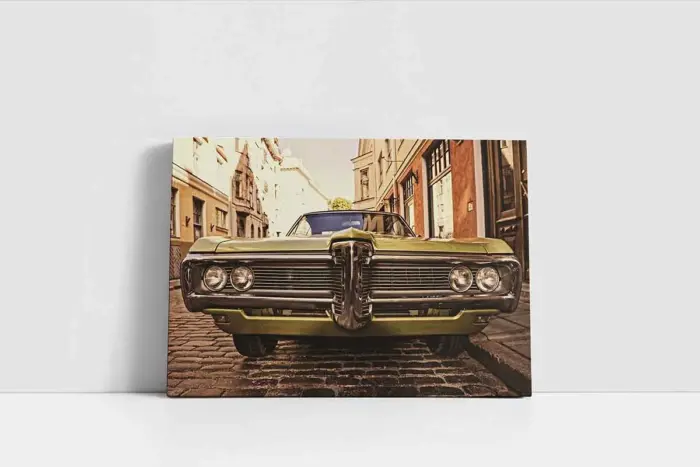 Klasik Araba | Kanvas Tablo | Cam Tablo | Mdf Tablo | A01259 - Görsel 2