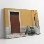 Vespa Motorsiklet | Kanvas Tablo | Cam Tablo | Mdf Tablo | A01261