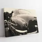 Siyah Klasik Araba | Kanvas Tablo | Cam Tablo | Mdf Tablo | A01288