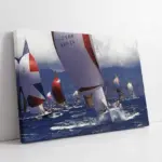 Yarışan Yelkenliler | Kanvas Tablo | Cam Tablo | Mdf Tablo | A01290