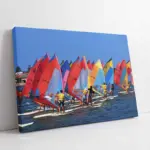 Yarışan Yelkenliler | Kanvas Tablo | Cam Tablo | Mdf Tablo | A01291