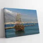 Yelkenli Tekne | Kanvas Tablo | Cam Tablo | Mdf Tablo | A01299