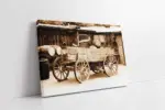 Eski Yük Arabası | Kanvas Tablo | Cam Tablo | Mdf Tablo | A01301