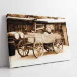 Eski Yük Arabası | Kanvas Tablo | Cam Tablo | Mdf Tablo | A01301