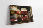 Londra Kırmızı Otobüs | Kanvas Tablo | Cam Tablo | Mdf Tablo | A01306