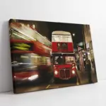 Londra Kırmızı Otobüs | Kanvas Tablo | Cam Tablo | Mdf Tablo | A01306