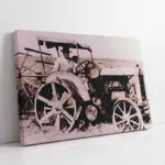 Atatürk Traktör Kullanırken | Kanvas Tablo | Cam Tablo | Mdf Tablo | A02008