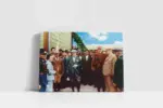 Atatürk İnceleme Yaparken | Kanvas Tablo | Cam Tablo | Mdf Tablo | A02013 - Görsel 2