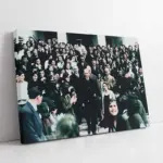 Atatürk Kadınlarla | Kanvas Tablo | Cam Tablo | Mdf Tablo | A02021