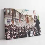 Halka Seslenen Atatürk | Kanvas Tablo | Cam Tablo | Mdf Tablo | A02023