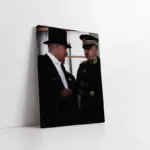 Atatürk Ve Mareşal Fevzi Çakmak | Kanvas Tablo | Cam Tablo | Mdf Tablo | A02030