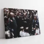 Atatürk Ve Çocuklar | Kanvas Tablo | Cam Tablo | Mdf Tablo | A02036