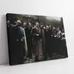 Atatürk Ve Çocuklar | Kanvas Tablo | Cam Tablo | Mdf Tablo | A02040