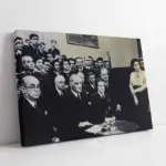 Atatürk Ve Sabiha Gökçen | Kanvas Tablo | Cam Tablo | Mdf Tablo | A02041