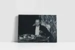 Keskin Bakışlı Atatürk | Kanvas Tablo | Cam Tablo | Mdf Tablo | A02045 - Görsel 2