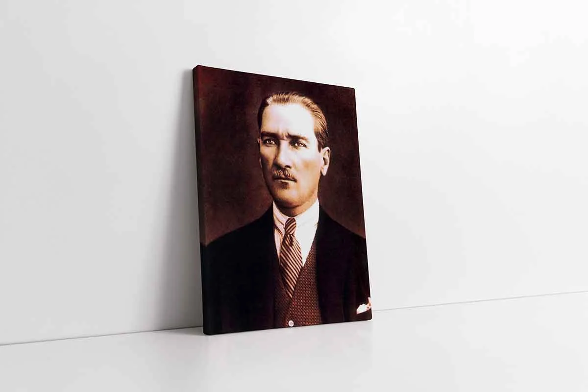 KA02046-10 Atatürk | Kanvas Tablo | Cam Tablo | Mdf Tablo | A02046 - Görsel 1