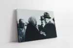 Atatürk Yaşlı Kadınla Konuşurken | Kanvas Tablo | Cam Tablo | Mdf Tablo | A02048