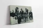 Atatürk Arkadaşlarıyla Otururken | Kanvas Tablo | Cam Tablo | Mdf Tablo | A02049