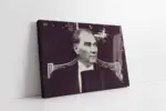 Atatürk Otururken | Kanvas Tablo | Cam Tablo | Mdf Tablo | A02053
