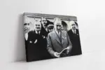 Atatürk Kitap İncelerken | Kanvas Tablo | Cam Tablo | Mdf Tablo | A02056