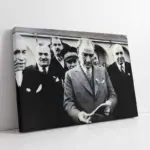 Atatürk Kitap İncelerken | Kanvas Tablo | Cam Tablo | Mdf Tablo | A02056