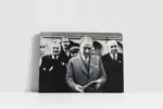 Atatürk Kitap İncelerken | Kanvas Tablo | Cam Tablo | Mdf Tablo | A02056 - Görsel 2