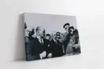 Atatürk Arazide İnceleme Yaparken | Kanvas Tablo | Cam Tablo | Mdf Tablo | A02060