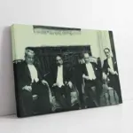Atatürk Misafirleriyle Otururken | Kanvas Tablo | Cam Tablo | Mdf Tablo | A02061