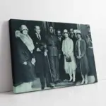 Atatürk Amanullah Han Ve İsmet İnönü | Kanvas Tablo | Cam Tablo | Mdf Tablo | A02063