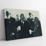 Atatürk Ayran İçerken | Kanvas Tablo | Cam Tablo | Mdf Tablo | A02064