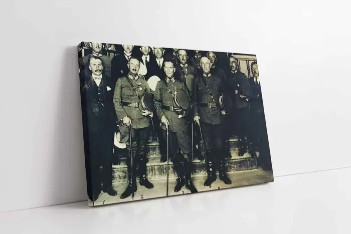 Atatürk Mondros Ateşkes Antlaşması Sonrası | Kanvas Tablo | Cam Tablo | Mdf Tablo | A02072 - Görsel 1
