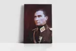 Atatürk Askeri Kıyafetli | Kanvas Tablo | Cam Tablo | Mdf Tablo | A02077 - Görsel 2