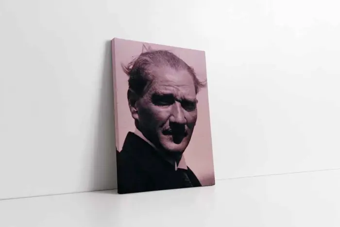 Nostaljik Atatürk Portresi | Kanvas Tablo | Cam Tablo | Mdf Tablo | A02083 - Görsel 1
