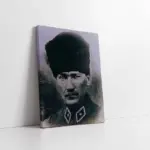 Kalpaklı Atatürk | Kanvas Tablo | Cam Tablo | Mdf Tablo | A02084