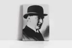 Şapkalı Atatürk | Kanvas Tablo | Cam Tablo | Mdf Tablo | A02085 - Görsel 2