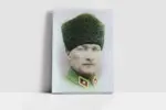 Kalpaklı Atatürk | Kanvas Tablo | Cam Tablo | Mdf Tablo | A02086 - Görsel 2