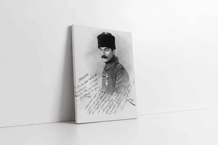 Atatürk Genç Subay Yılları | Kanvas Tablo | Cam Tablo | Mdf Tablo | A02089 - Görsel 1