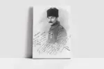 Atatürk Genç Subay Yılları | Kanvas Tablo | Cam Tablo | Mdf Tablo | A02089 - Görsel 2