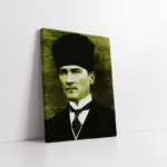 Kalpaklı Atatürk | Kanvas Tablo | Cam Tablo | Mdf Tablo | A02091