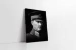 Askeri Kıyafetiyle Genç Atatürk | Kanvas Tablo | Cam Tablo | Mdf Tablo | A02092