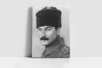 Atatürk Genç Subay Yılları | Kanvas Tablo | Cam Tablo | Mdf Tablo | A02094 - Görsel 2
