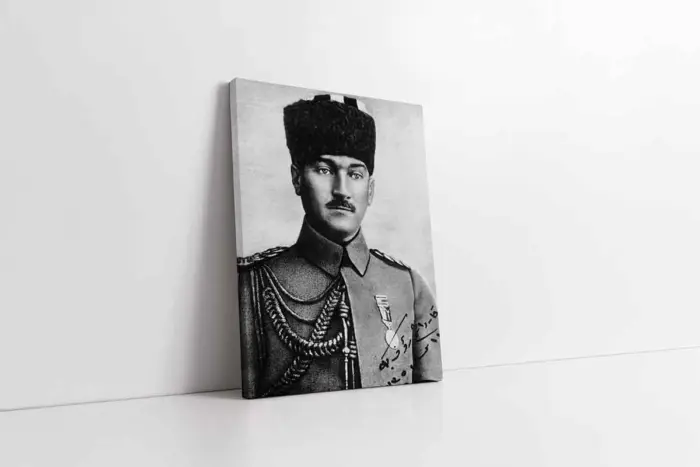 Atatürk Genç Subay Yılları | Kanvas Tablo | Cam Tablo | Mdf Tablo | A02095 - Görsel 1
