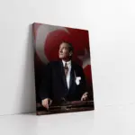 İstikbal Göklerdedir Atatürk | Kanvas Tablo | Cam Tablo | Mdf Tablo | A02099