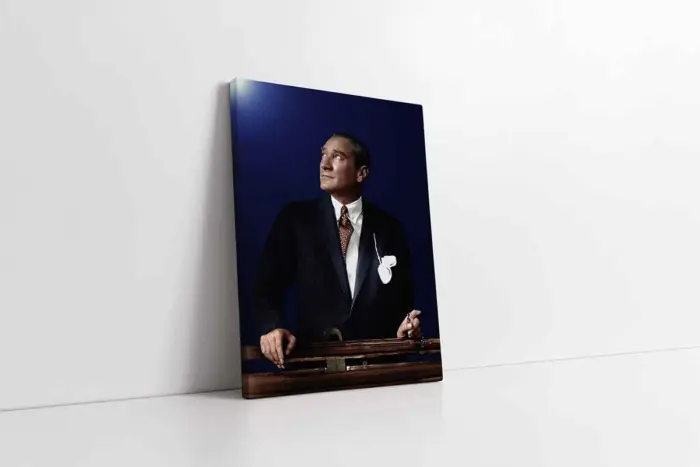 İstikbal Göklerdedir Atatürk | Kanvas Tablo | Cam Tablo | Mdf Tablo | A02100 - Görsel 1